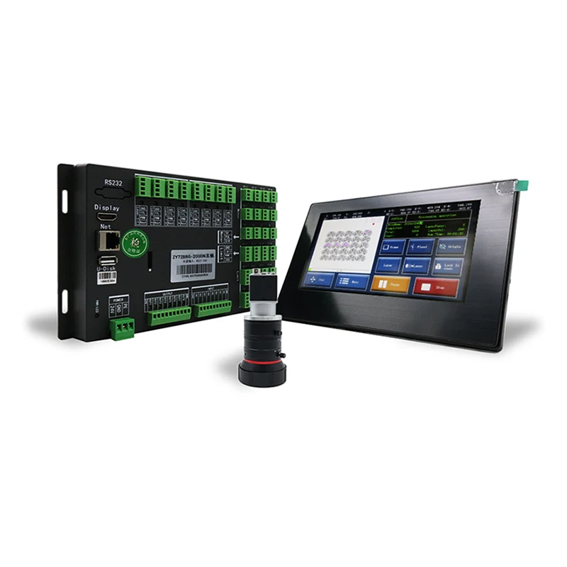 Kumaş için ZY72B8G-2000 Panoramik Vizyon Lazer Kontrol Sistemi